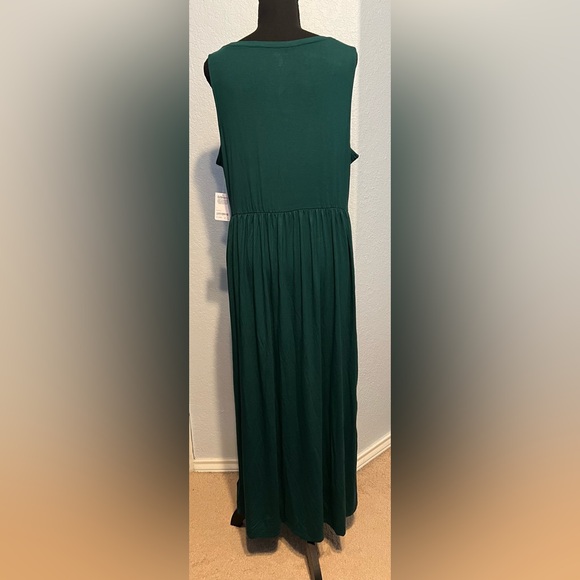 Amazon Essentials Jade Green Tank Maxi Dress XL NWT - Picture 5 of 7
